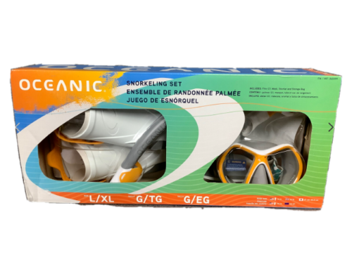 Oceanic Adult Snorkeling Set with Mesh Bag