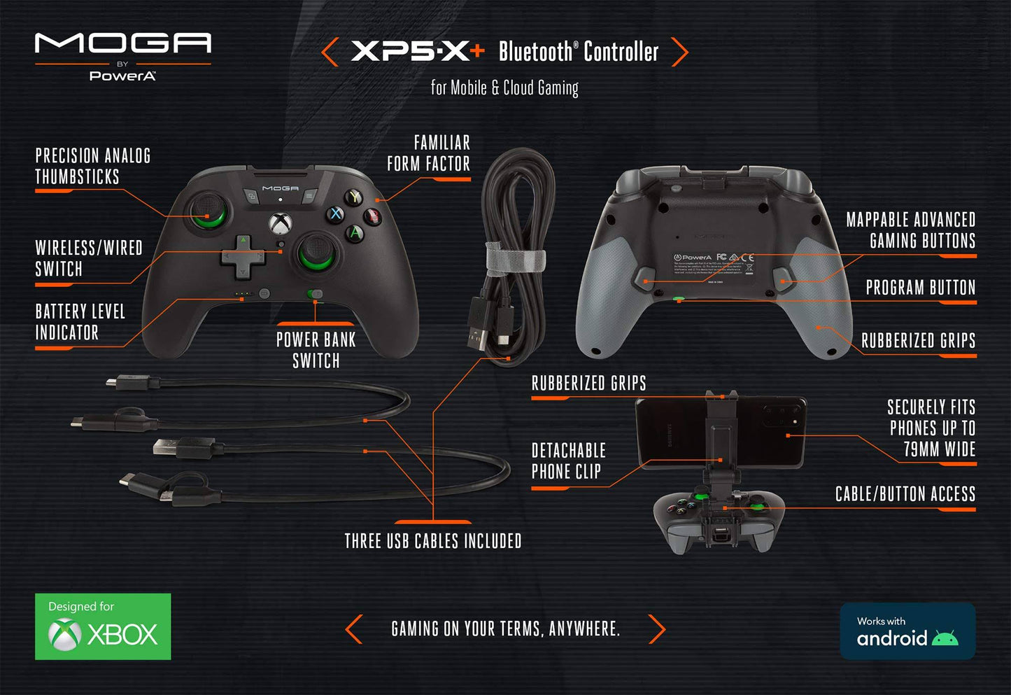 Samsung - Moga XP5-X Plus Bluetooth Controller