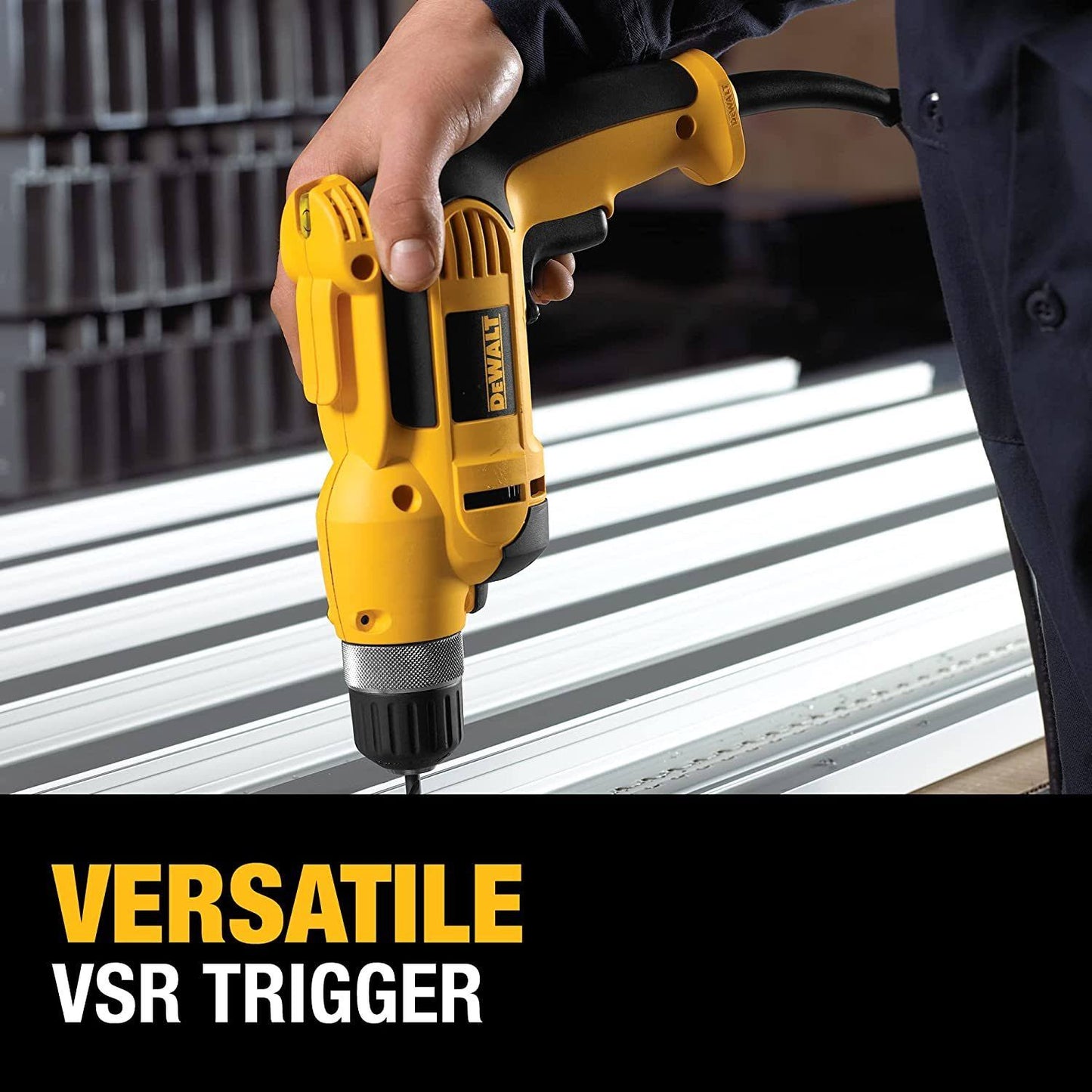 DEWALT 8 Amp Corded 3/8 in. Pistol Grip Drill