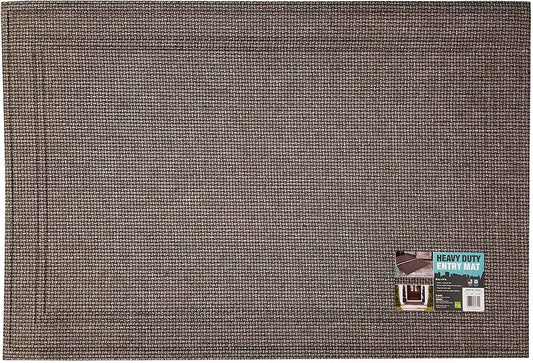 Apache Mills Manhattan Entrance Mat, Indoor/Outdoor, 30" X 47", Brown