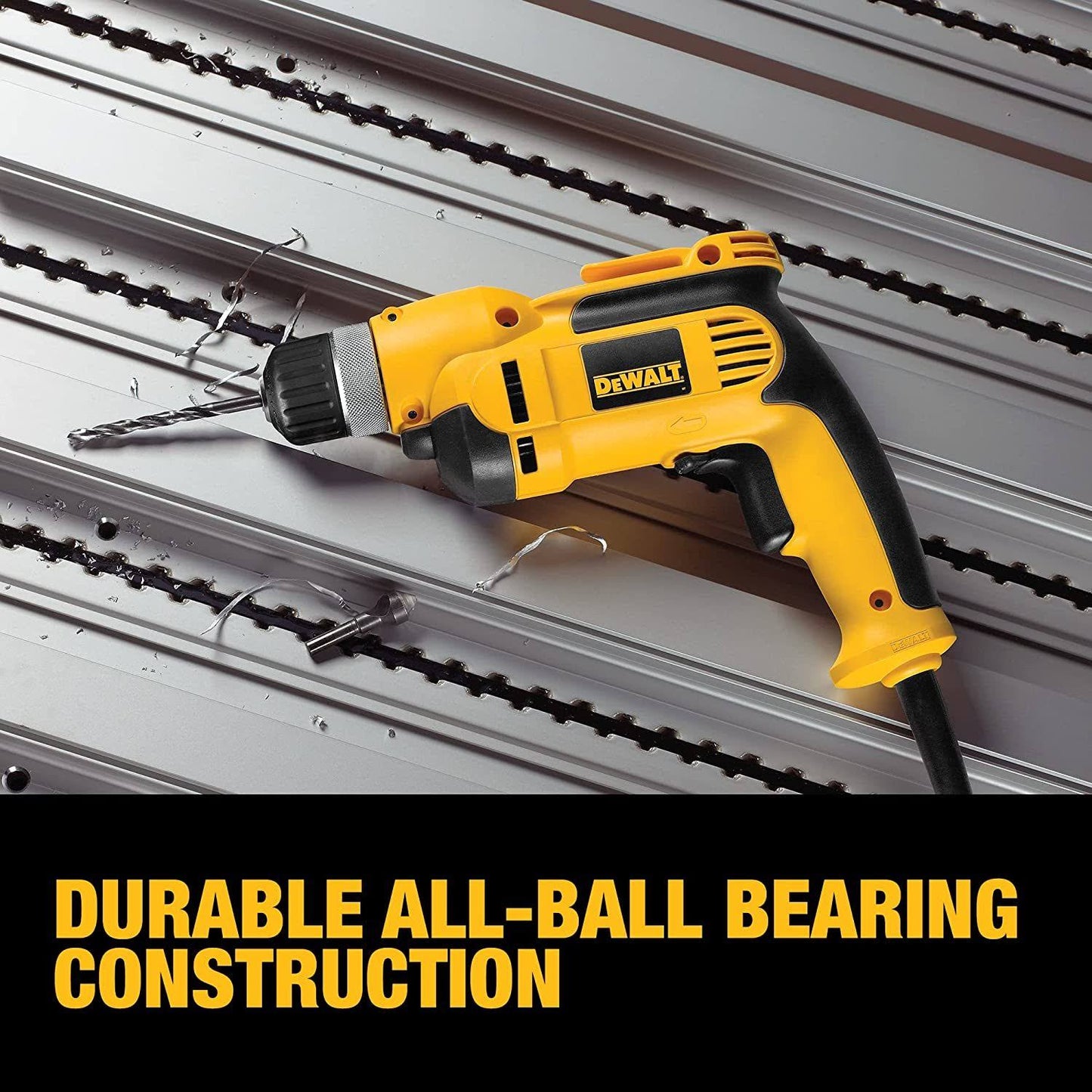 DEWALT 8 Amp Corded 3/8 in. Pistol Grip Drill