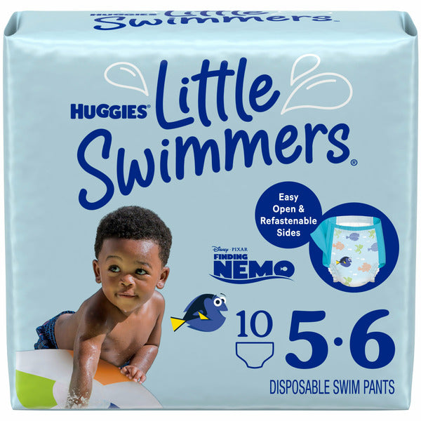 Huggies Little Swimmers Finding Nemo swim pants, size 5–6 Large, retail pack of 10